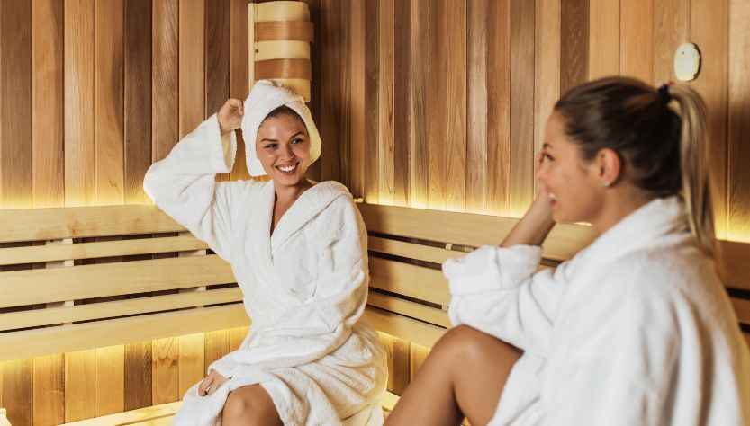 Build a DIY sauna or steam room for relaxation and detoxification