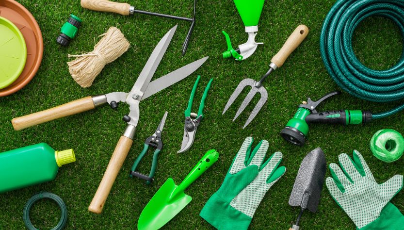 invest in gardening tools