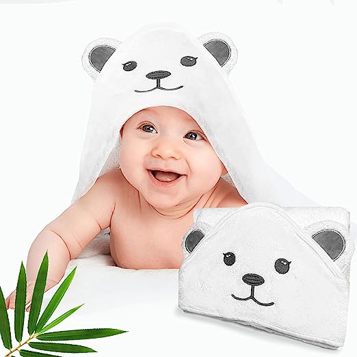 Eco Friendly Baby Wash Clothes - Snug Bug Gear Organic Bamboo Baby Bath Towel