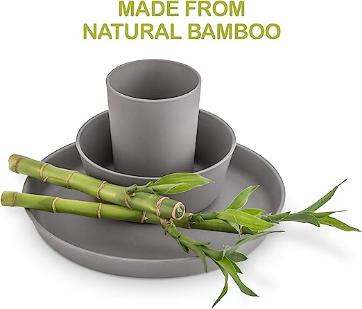 Eco Friendly Utensils for Baby - WeeSprout Bamboo Plates