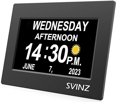 SVINZ Alarm Clock For Seniors