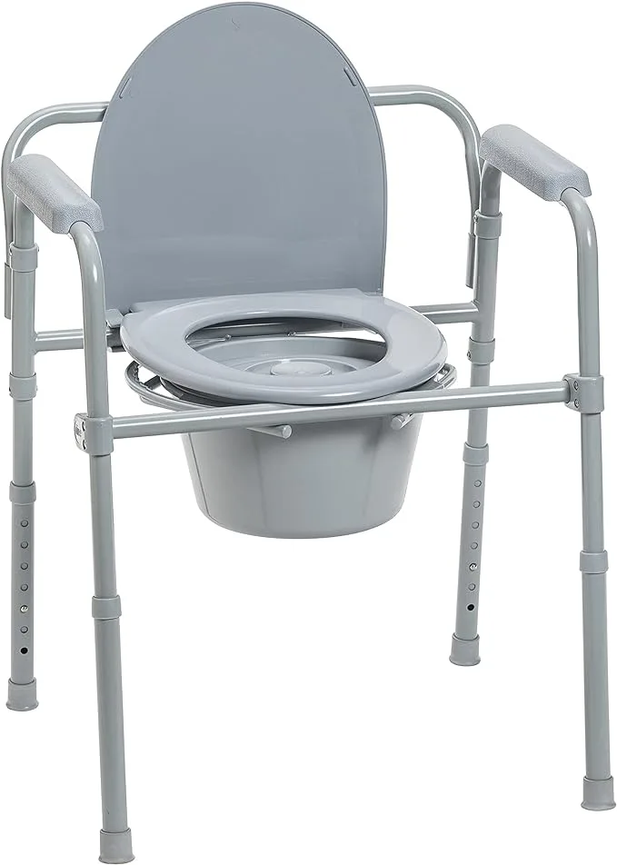 Drive Medical Folding Commode Chair 